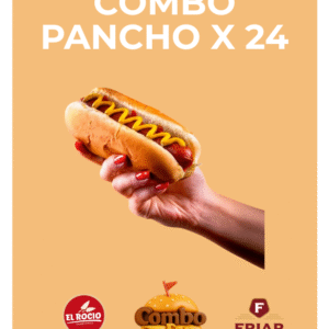Combo Pancho Clásico x 24 salchichas