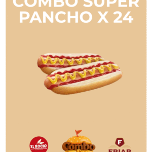 Combo Super Pancho x 24 salchichas