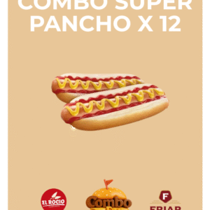 Combo Super Pancho x 12 salchichas